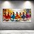 Quadro Decorativo Bailarinas Dançando Estilo Aquarela Cores Vibrantes Artes 6421 - Imagem 4