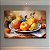Quadro Decorativo Natureza Morta Frutas Pintura Aquarela Cozinha Gourmet 6422 - Imagem 1