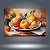 Quadro Decorativo Natureza Morta Frutas Pintura Aquarela Cozinha Gourmet 6422 - Imagem 2