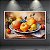 Quadro Decorativo Natureza Morta Frutas Pintura Aquarela Cozinha Gourmet 6422 - Imagem 4