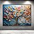 Quadro Decorativo Árvore de Flores 3D Arte Luxo 6430 - Imagem 5