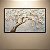 Quadro Decorativo Árvore de Flores Brancas Galhos Dourados Arte Texturizada 6434 - Imagem 5