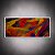 Quadro Decorativo Abstrato Moderno Pinceladas Vibrantes Coloridas em Canvas 6295 - Imagem 3