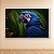 Quadro Decorativo Arara Azul Tropical Fundo Botânico Estilo Realista 6329 - Imagem 5