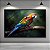Quadro Decorativo Arara Colorida na Floresta Amazônica 6307 - Imagem 2
