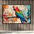 Quadro Decorativo Arara Vermelha Arte Abstrata Moderna Pintura Colorida 6319 - Imagem 4