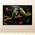Quadro Decorativo Aves Tropicais Araras em Floresta Amazônica e Flores Laranjas 6331 - Imagem 5