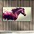 Quadro Decorativo Cavalo Abstrato Arte Moderna Colorida Pintura a Óleo 6314 - Imagem 4