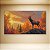 Quadro Decorativo Cervo Imponente na Montanha com Pôr do Sol de Outono 6317 - Imagem 3