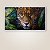 Quadro Decorativo Onça Pintada na Selva e Folhagens Verdes 6333 - Imagem 5