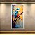 Quadro Decorativo Pássaro Martim-Pescador Pintura a Óleo Natureza Abstrata 6407 - Imagem 3