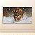 Quadro Decorativo Tigre de Bengala na Neve Imagem Realista Pintura a Óleo 6315 - Imagem 2
