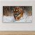Quadro Decorativo Tigre de Bengala na Neve Imagem Realista Pintura a Óleo 6315 - Imagem 3