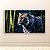Quadro Decorativo Tigre em Floresta de Bambu Realista Iluminação Noturna 6325 - Imagem 5