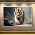 Quadro Decorativo Tigre Majestoso em Cenário de Neve e Névoa Artística 6300 - Imagem 4