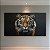 Quadro Decorativo Tigre Realista Olhar Marcante Fundo Escuro Moderno 6301 - Imagem 4