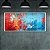 Quadro Decorativo Abstrato Contemporâneo Textura Camadas Vermelho e Azul 6335 - Imagem 1