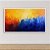 Quadro Decorativo Abstrato Moderno Cores Vibrantes Azul e Amarelo 6336 - Imagem 3