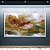 Quadro Decorativo Abstrato Paisagem Tons Terrosos e Verdes Arte Aquarela 6337 - Imagem 4
