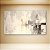 Quadro Decorativo Abstrato Moderno Cinza e Dourado com Detalhes Geométricos 6364 - Imagem 5