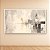 Quadro Decorativo Abstrato Moderno Cinza e Dourado com Detalhes Geométricos 6364 - Imagem 1
