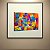 Quadro Decorativo Abstrato Moderno Cores Vibrantes Arte Contemporânea Colorida 6377 - Imagem 5