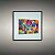 Quadro Decorativo Abstrato Moderno Cores Vibrantes Arte Contemporânea Colorida 6377 - Imagem 2