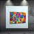 Quadro Decorativo Abstrato Moderno Cores Vibrantes Arte Contemporânea Colorida 6377 - Imagem 3