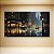 Quadro Decorativo Cidade de Nova York Chuva Paisagem Urbana Moderna Noturna 6351 - Imagem 5