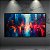 Quadro Decorativo Cidade Noturna Chuva Luzes Urbanas Arte Moderna Abstrata 6353 - Imagem 3