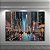 Quadro Decorativo Cidade Noturna Nova York Arquitetura Moderna Urbana Chuva 6374 - Imagem 4