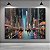 Quadro Decorativo Cidade Noturna Nova York Arquitetura Moderna Urbana Chuva 6374 - Imagem 1