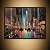 Quadro Decorativo Cidade Noturna Nova York Arquitetura Moderna Urbana Chuva 6374 - Imagem 2