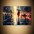 Quadro Decorativo Cidades Rua Chuvosa com Mulher de Vermelho e Guarda-Chuva 6368 - Imagem 5