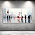 Quadro Decorativo Paisagem Urbana Chuvosa com Pessoas e Semáforos Vermelhos 6349 - Imagem 5