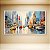 Quadro Decorativo Paisagem Urbana Nova York Estilo Impressionista e Moderno 6367 - Imagem 5