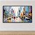 Quadro Decorativo Paisagem Urbana Nova York Estilo Impressionista e Moderno 6367 - Imagem 3