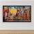 Quadro Decorativo Paisagem Urbana Skyline de Nova York Pôr do Sol Estilo Arte 6362 - Imagem 4