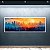 Quadro Decorativo Paisagem Urbana Skyline e Floresta ao Pôr do Sol 100x40cm 6355 - Imagem 3