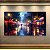 Quadro Decorativo Rua Europeia Iluminada em Noite de Chuva Arte Digital 6366 - Imagem 4