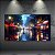 Quadro Decorativo Rua Europeia Iluminada em Noite de Chuva Arte Digital 6366 - Imagem 2