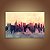 Quadro Decorativo Skyline Nova York Arte Urbana Aquarela Minimalista 60x90 6358 - Imagem 4