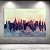 Quadro Decorativo Skyline Nova York Arte Urbana Aquarela Minimalista 60x90 6358 - Imagem 5