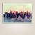 Quadro Decorativo Skyline Nova York Arte Urbana Aquarela Minimalista 60x90 6358 - Imagem 1