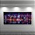 Quadro Decorativo Skyline Nova York Noturno Neon Paisagem Urbana Moderna 6363 - Imagem 1