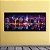 Quadro Decorativo Skyline Nova York Noturno Neon Paisagem Urbana Moderna 6363 - Imagem 3