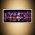 Quadro Decorativo Skyline Nova York Noturno Neon Paisagem Urbana Moderna 6363 - Imagem 2
