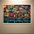Quadro Decorativo Vila Italiana Colorida ao Entardecer Paisagem Mediterrânea 6372 - Imagem 3
