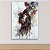 Quadro Decorativo Casal Romântico Abstrato em Aquarela Colorida 6451 - Imagem 3