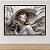Quadro Decorativo Mulher com Chapéu Escultura em Relevo 6447 - Imagem 3
